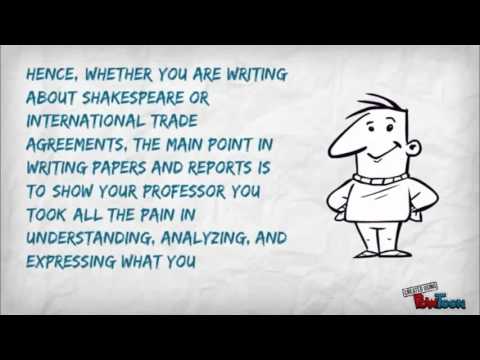 how to write report