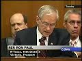 'Ron Paul comments on World Bank and Poverty.