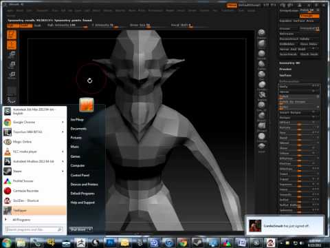 how to enable symmetry in zbrush