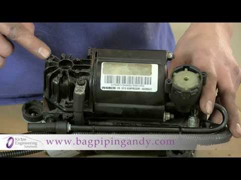 Bagpipingandy-how to fit Audi allroad, Wabco air suspension compressor repair kit