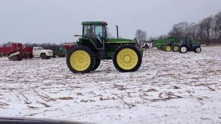 2000 John Deere 7410 High Crop Tractor