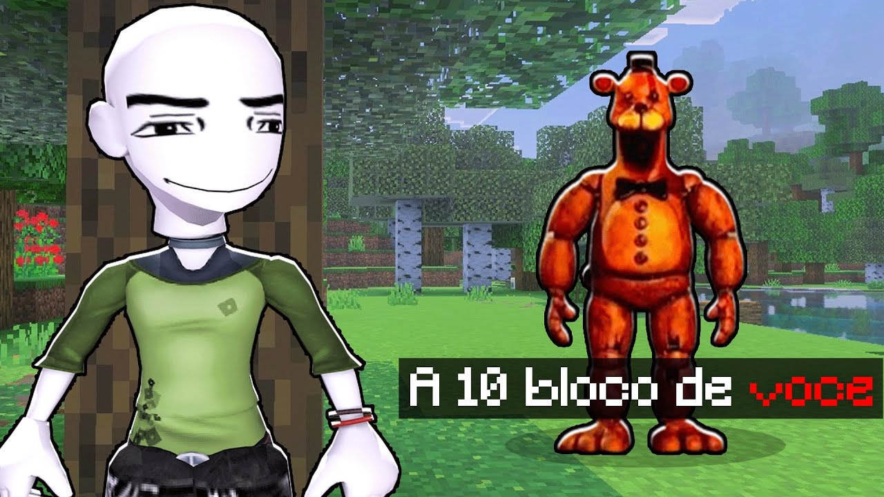 SOBREVIVI AO VÍRUS DO FNAF NO MINECRAFT E SAI TRAUMATIZADO!!!!