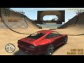 GTA IV - Custom Race Track - 1/2 Pipe Loop! - Four 3 Lap Races!