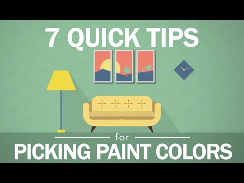 how to decide on a color to paint a room