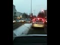 Unfall nach Schneefall in Hamburg