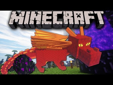 Minecraft: Zoo Keeper - Baby Red Dragon Hatch - Ep. 5 Dragon Mounts, Mo' Creatures, Shaders Mod