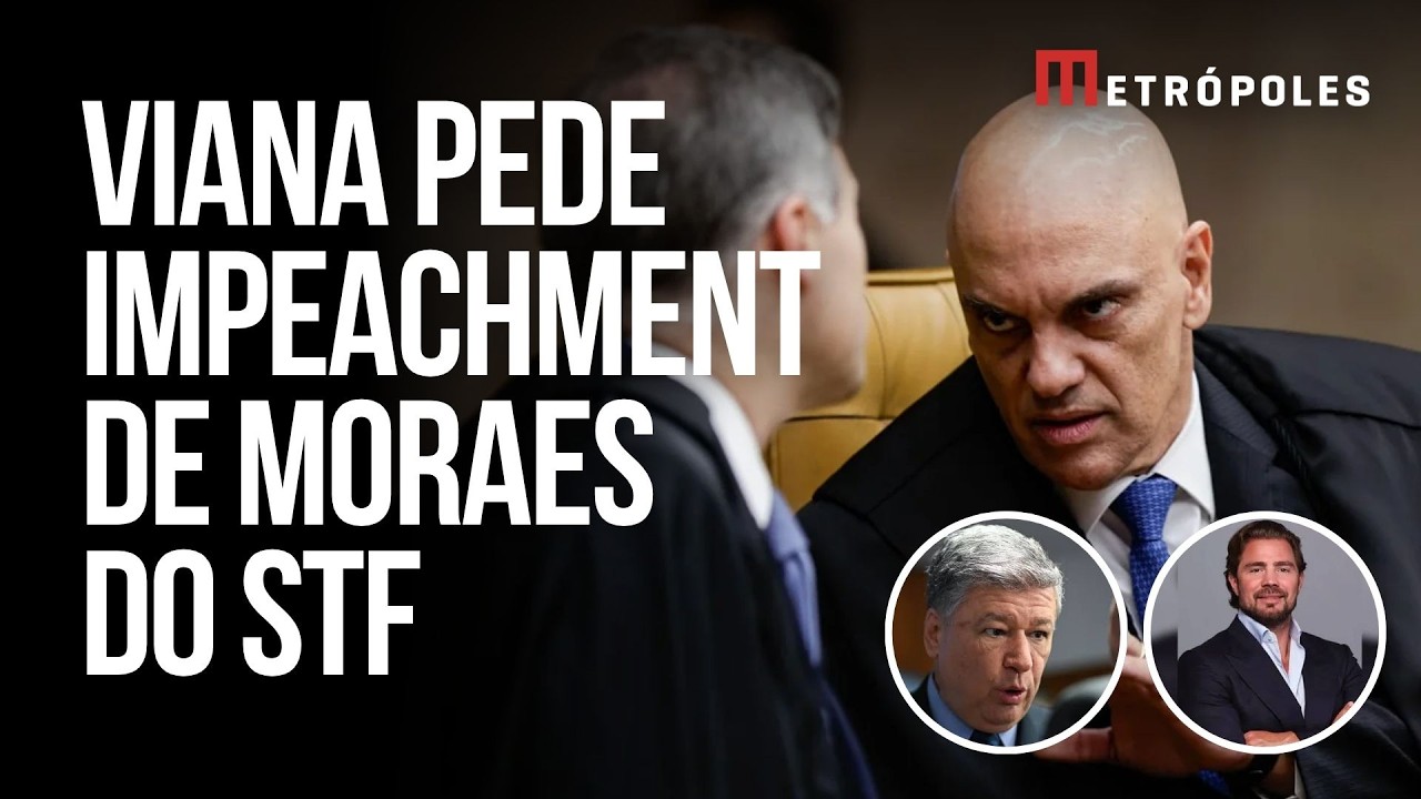 Carlos Viana pede impeachment de Moraes após revelação de mensagens com Vorcaro
