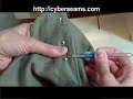 This video is a part of a complete zipper tutorial located here: http://cyberseams.com/article/105117/clothes/pants_and_trousers_attaching_a_zipper_tutorial_part_1.htmlThis is a good general reference for anyone making their own pants, trousers, jeans; any article of clothing with a fly front. The example uses a Suitability pants pattern, and also can be used to substitute a button fly on patterns such as McCalls 4745 Civil War Costume. To learn more about knitting, sewing, crafting and to get project ideas and patterns, visit us at http://Cyberseams.com!