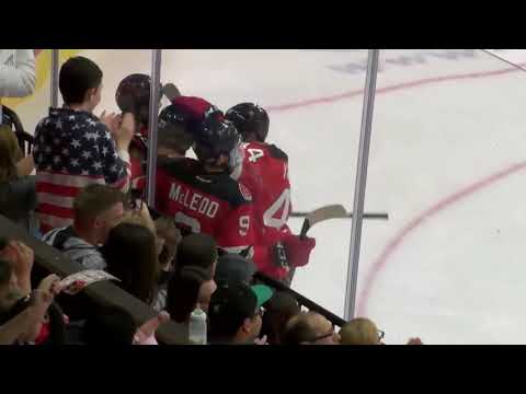 Marian Studenic 1st goal in season Binghamton Devils (AHL) 18/19