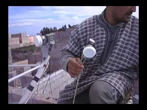 pointage parabole - طريقة استقبال القمرين atlantic bird 1 و nilesat.