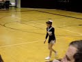 tumbling at the bball game