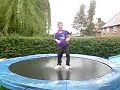 alan hit by water balloons