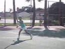 Gina Marie Day 5 Tennis Lesson in Pompano Beach 1/29/08