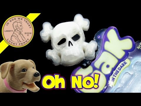 Butch is in the Dark! Nickelodeon Glow In The Dark, Glo White GAK!