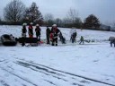 Eisrettung - Wurf mit dem Rettungsring