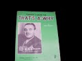 british big band leader ted heath ~ grand central station ~ 1953 ~ vocal dennis lotis
