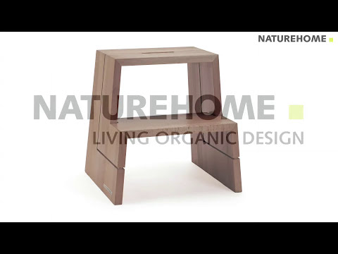 Tritthocker Holz - Design Tritthocker | Hocker | NATUREHOME Design