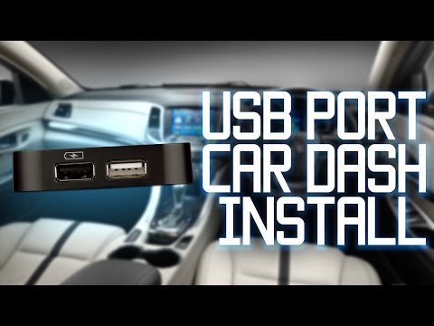 how to install a usb port in your car