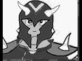 B/W Warrior - Speed Drawing - Photoshop