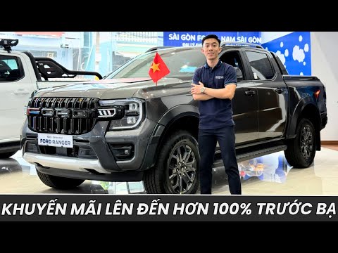 FORD RANGER WILDTRAK 2025 ƯU ĐÃI KHỦNG HƠN 100% TRƯỚC BẠ VÀ COMBO 11 MÓN PHỤ KIỆN CAO CẤP