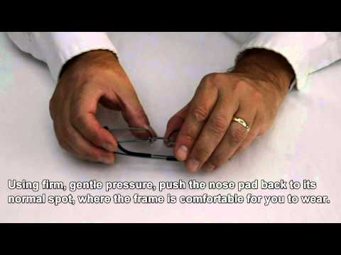 how to repair glasses bridge
