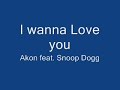Akon -- I wanna Love you