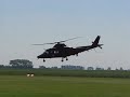 Belgian Army A109 departing from Midden-Zeeland 24jun08