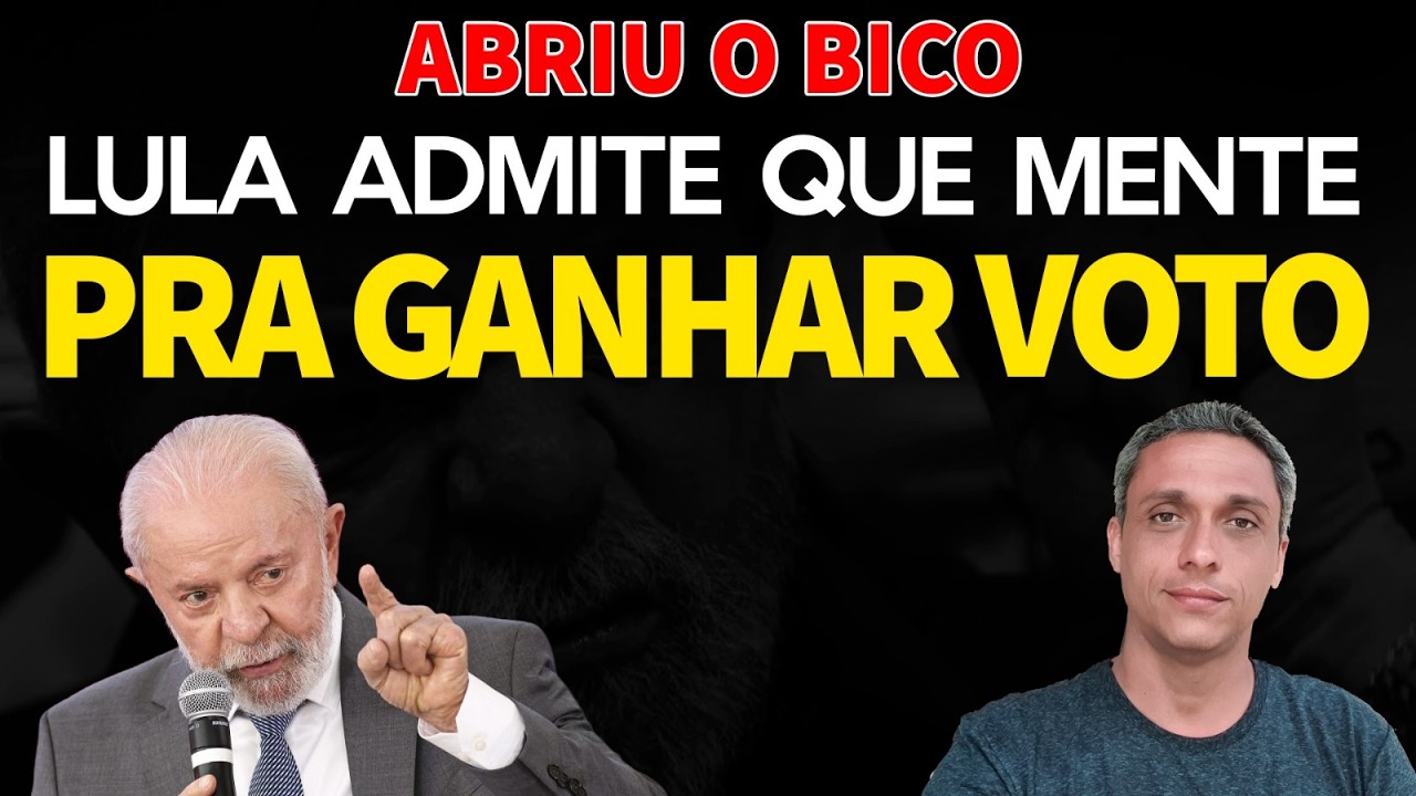 Lá vai ele de novo - LULA admite que ele É O SISTEMA e que mente pra ganhar eleições