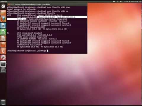 how to provide ip address in ubuntu