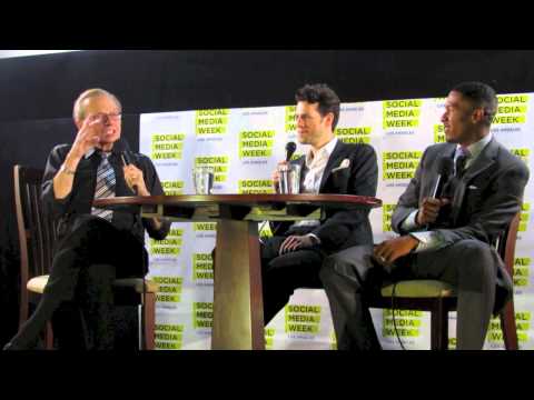Larry King interviews Nick Cannon at SMWLA 2012