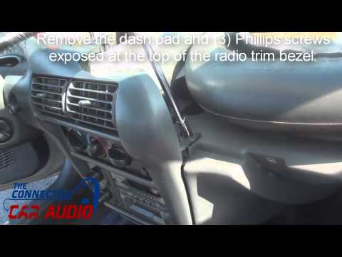 How to remove factory stereo Chevy cavalier 1995-1999