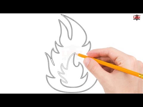 video-linktoworks-How to Draw Flames Step by Step Easy for Beginners/Kids ...