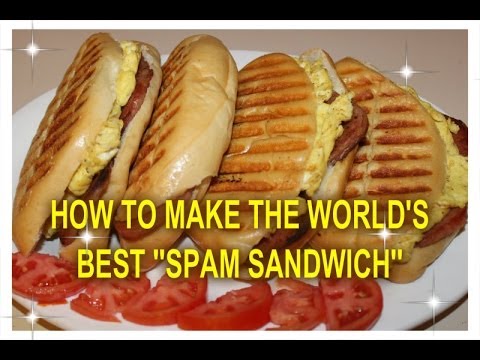HOW TO MAKE THE WORLD'S BEST ''SPAM SANDWICH''... COOKING WITH GOLDMOUTH ;-)
