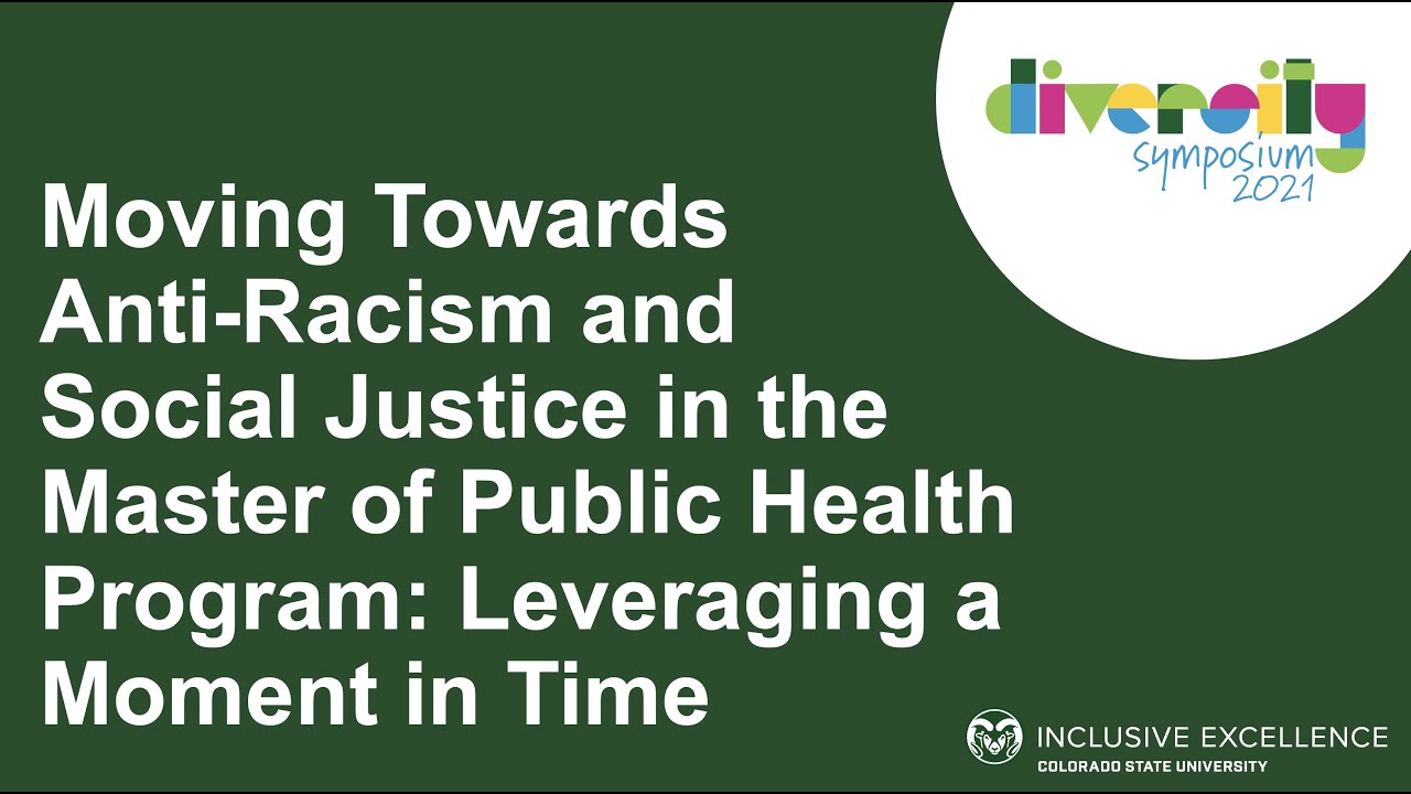 Moving Towards Anti-Racism and Social Justice in the Master of Public Health Program