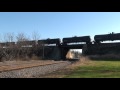 BNSF 4063, NS 8452 & BNSF 4466 Leads a Manifest West, Galesburg, IL
