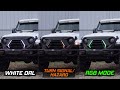 XK Glow XKCHROME LED Grill Kit (Part Number: XK-GRILL-JL1) XK Glow XKCHROME LED Grill Kit - JL/JT
