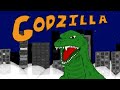 Godzilla Tries to Pet a Kitten