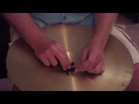 how to attach cymbal straps