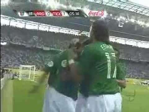 Gol de M&aacute;rquez en el Mundial Alemania 2006