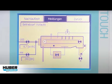 Video: HUBER Belt Thickener DrainBelt - here at a municipal WWTP