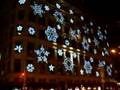 Saks 5th Ave NYC Snowflake Christmas Light Show