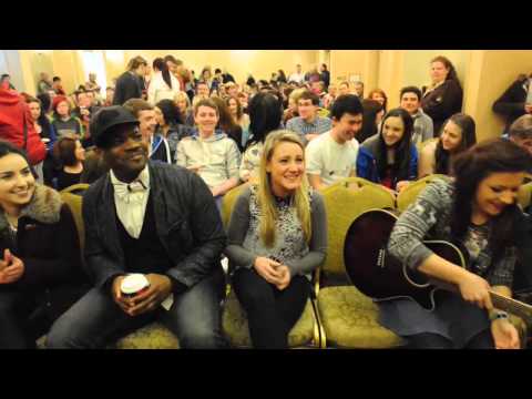 cork - Auditions took place at the Imperial Hotel in Cork for this years Xfactor. Giving a impromptu performance in the holding area was Shauna Nolan, Carrigaline, ...