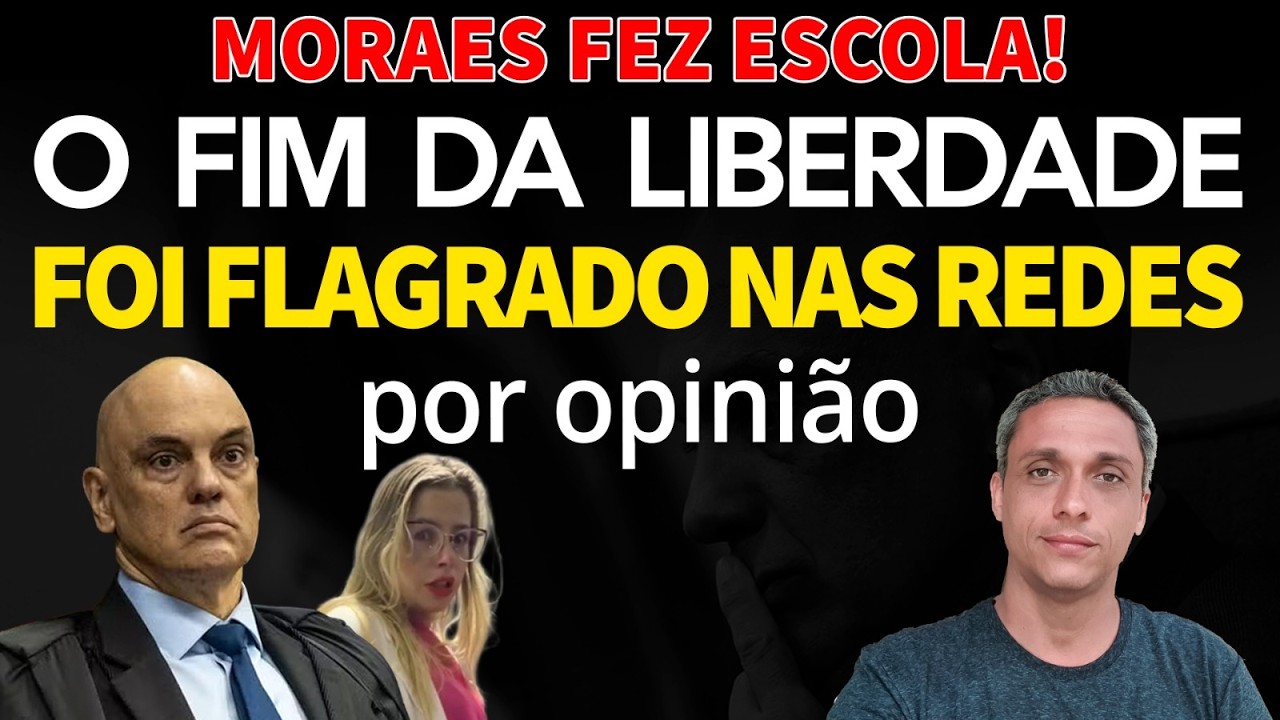 Moraes fez escola - Delegado prende em FLAGRANTE uma advogada por OPINIÃO nas redes