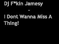Dj F*kin Jamesy - I Dont Want To Miss A Thing