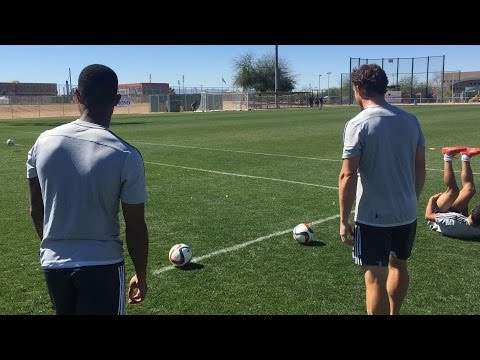 Video: Chad Barrett hits trick shot into garbage can