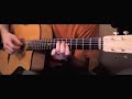 \"Once Upon A Dream,\" solo acoustic guitar