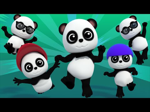 Five Little pandas