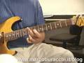 lezioni chitarra esempio triadi maggiori