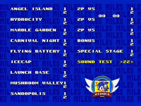 how to level select in sonic 3