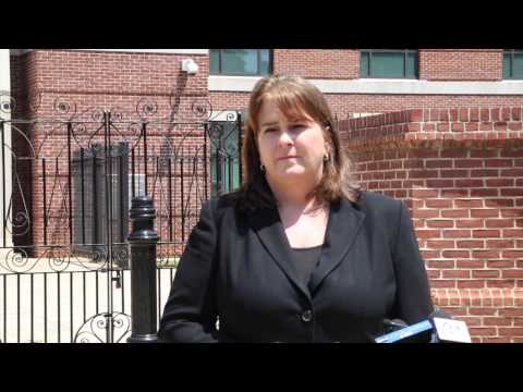 Stacy Sentencing - Assistant US Attorney Stacey Haynes speaks to the media after Michael Juan Smith was sentenced on federal gun charges in connection the shooting of Martha Ch...